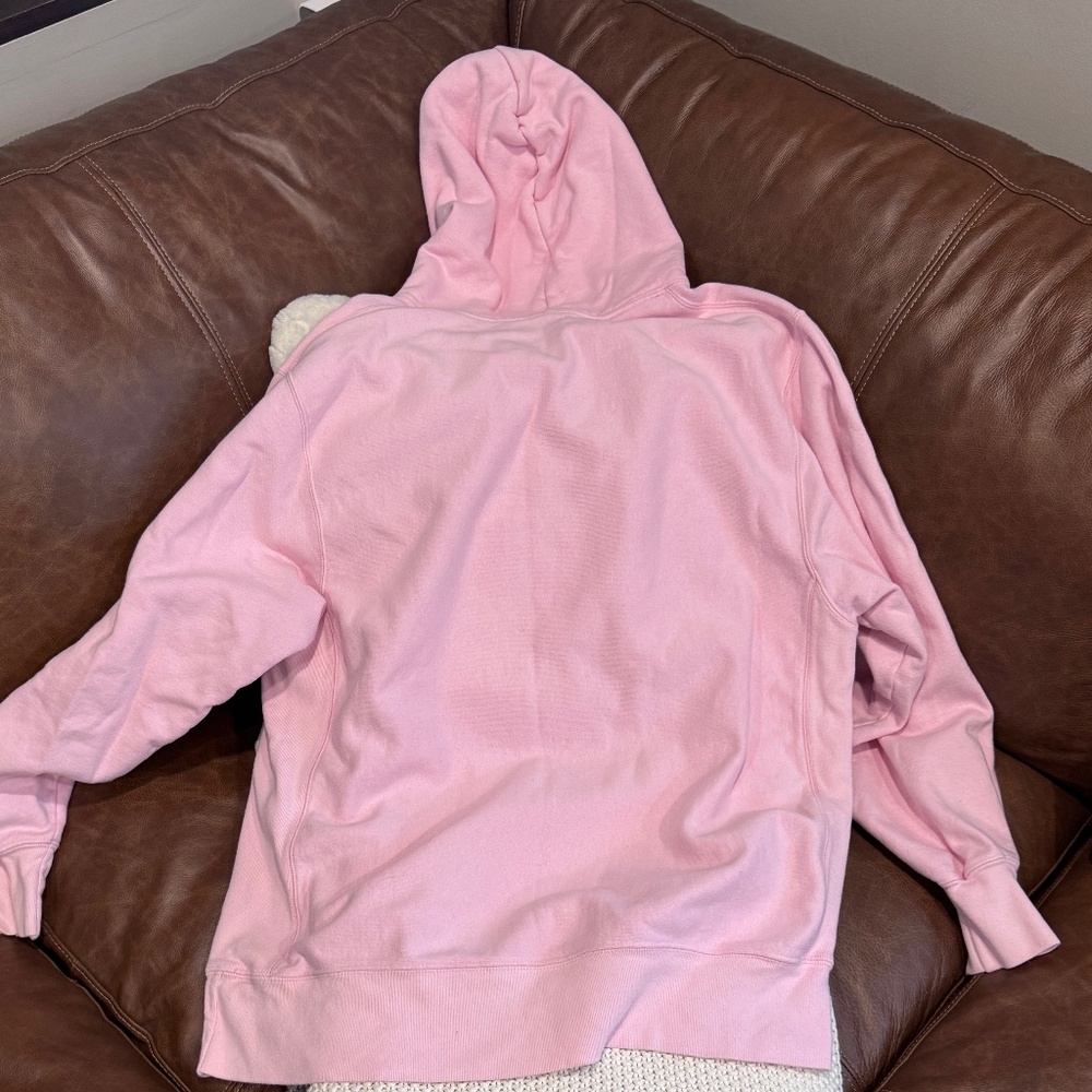 Champion Reverse Weave Pink Pullover Hoodie Men’s L Women’s XL C Logo - Picture 6 of 9